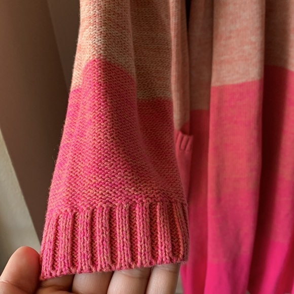 TORRID Gradient Pink Long Sleeve Duster Cardigan - Picture 8 of 12